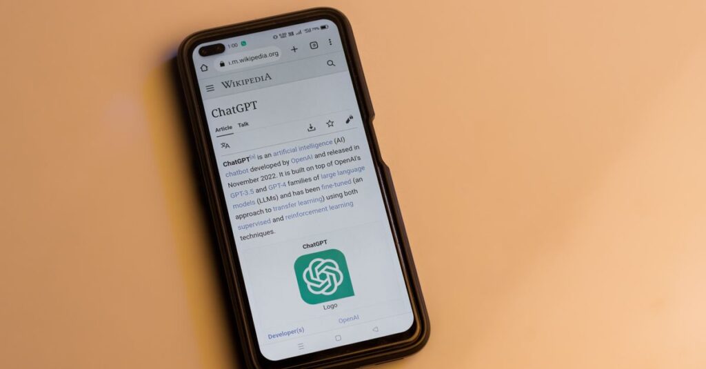 ChatGPTの登録・ログイン手順をスマホ画面で解説するイメージ画像