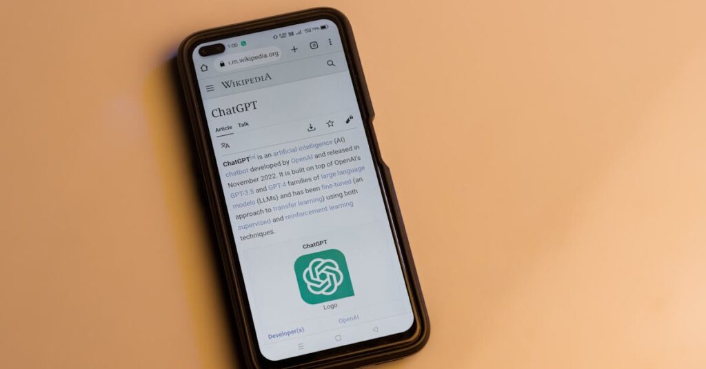 スマホでChatGPTを始める準備として必要なものを紹介するイメージ画像