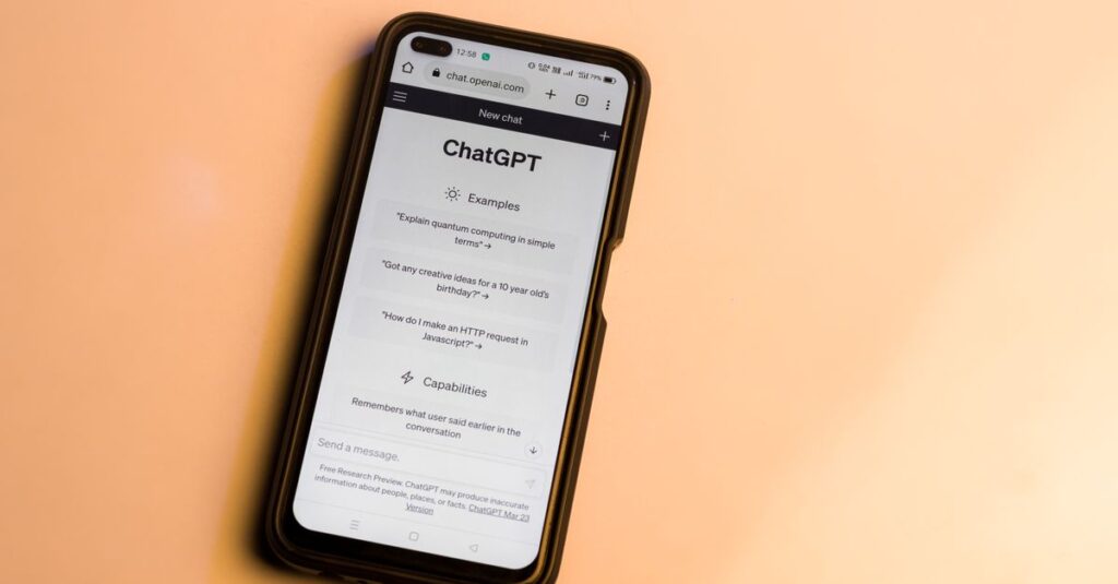 ChatGPTの登録・ログイン手順をスマホ画面で解説するイメージ画像