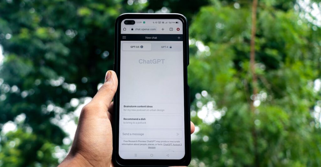 ChatGPTの登録・ログイン手順をスマホ画面で解説するイメージ画像