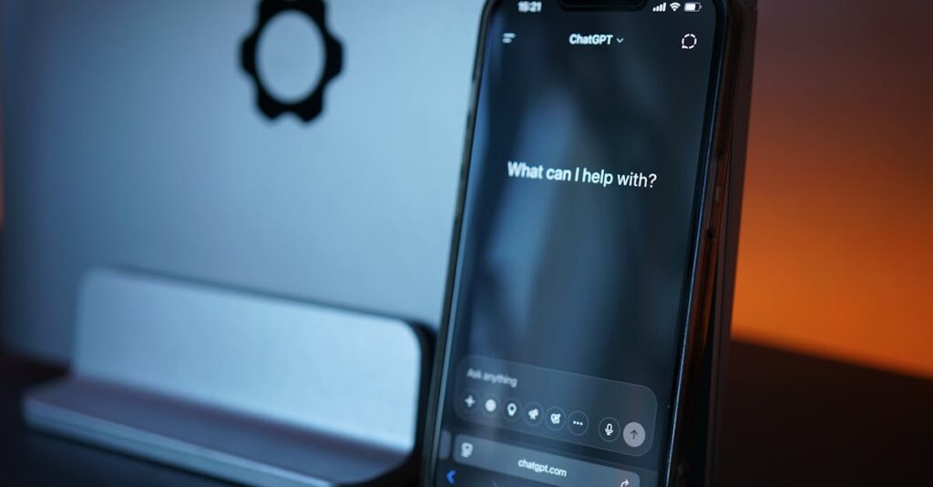 スマホでChatGPTに質問する基本操作を紹介するイメージ画像